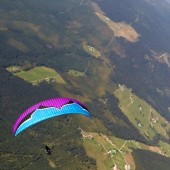 Cerna Hora - Paragliding Fly, Paweł na swoim Rusch'u.
