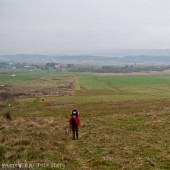 Mieroszów i Paralotnie 2014-11-23, Rysiek jak zwykle robi ogon.