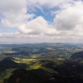 Andrzejówka - Paragliding Fly, Widok na Jedlinę.