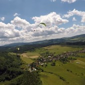 Kudowa - Radków Paragliding Fly, Widoki z Czermnego pagóra.