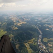 Cerna Hora Paragliding Fly